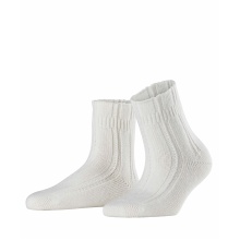 Falke Wohlfühlsocke Bedsock (Angoramischung) weiss Damen - 1 Paar